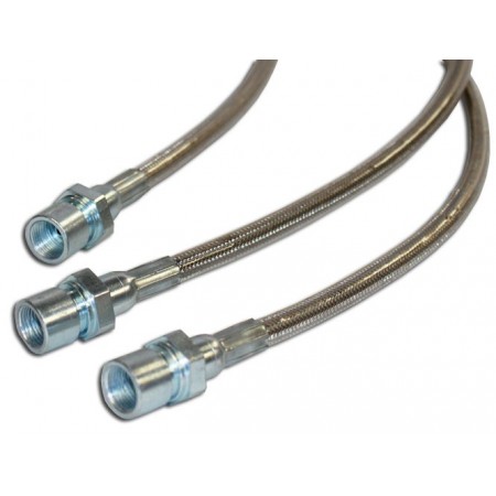 STEEL BRAIDED BRAKE LINE KIT <br/> (SINGLE REAR LINE)