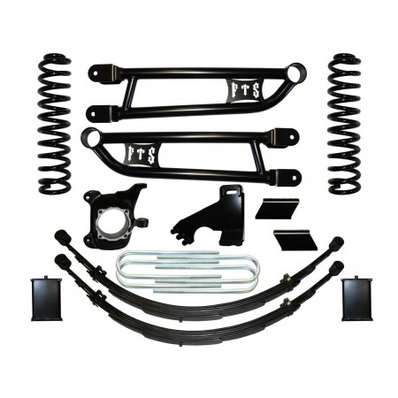 2008-2013 FORD F250/F350 10" RADIUS ARM KIT W/ REAR SPRINGS & CROSSOVER STEERING