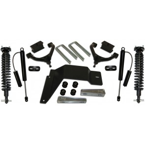 2007-2013 4" 4WD CHEVY/GMC SILVERADO / SIERRA 1500 - 4.0" F / 1.75" R W/ COIL-OVERS AND FTS 2.0 R/R REAR SHOCKS