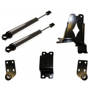 DOUBLE STEERING STABILIZER W/ FTS 2.0 CHROME STABILIZERS